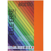 Brustro Elle Erre Coloured Card Stock Craft Paper A4 Size 220 Gsm Terra Bruciata Colour, Pack Of 9 Sheets. Burnt Umber Shade|Ideal For Schools,Poster Artists With Pastel,Charcoal,Calligraphy,Pen