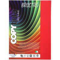 Brustro Copytinta Craft Paper Red Shade (Rosso) | A4 Size | 80 Gsm | Pack Of 30 Sheets | Double Side Colors, Ideal For Origami Ideas, Printing, Office Use, Stationery, Diy Art,Students, Professionals
