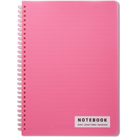 Doodle B5 Ruled Spiral Notebook | 160 Pages, 80 Gsm | Soft Wiro Binding For Smooth Writing | Ideal For School, College & Office | Pink