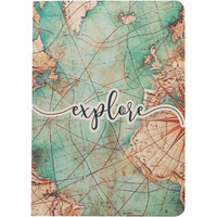 Doodle Travelogue Hard Bound B6 Travel Planner | 24 Monthly Planner Pages | 24 Motivational Quote Pages (5 X 7 Inches, 80 Gsm, 240 Pages) Gift For Travel Lovers (Roaming Routes)