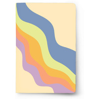 Factor Notes 90 Gsm A5 Notebook: Plain | 160 Pages (The Retro In Pastel)