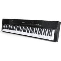 Juarez Jrk881 88-Key Digital Piano With Semi-Weighted Keys, Built-In Speakers, Sustain Pedal, Usb & Aux Connectivity  Black