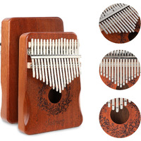 Juarez Klm50 Kalimba - Handcrafted, Portable Musical Instrument Natural