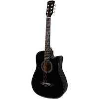 Juarez Engineered Wood Acoustic Guitar, 38 Inch Cutaway, Jrz38C/Bkna Black