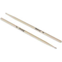 Jurez Jrds100 Wooden Drum Sticks  5A Size, Maple Wood With Wooden Tips, Durable & Balanced For Drummers (Pair)