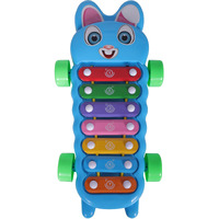 Juarez Jrzds125 Xylophone Blue For Toddlers, Musical Toy For Kids 1-3 Years, Colorful Keys With Safe Sticks, Brain Development, Non-Battery Operated, Durable & Educational