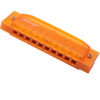 Juarez Jj10Or Harmonica In Orange  Easy To Play, Rich Sound, Portable Instrument