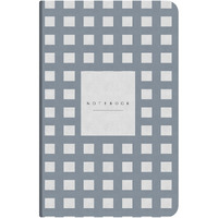 Factor Notes 100 Gsm A5 Notebook: Plain | 144 Pages (Ash Grid)