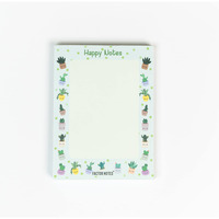 Factor Notes Tear-Off Notepads:A6 Sized|90 Sheets|90 Gsm(Happy Notes)