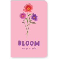 Factor Notes Notebook: 90 Gsm, B6, Ruled, 112 Pages Journal Diary (Bloom Planted)