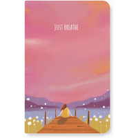 Factor Notes Notebook: 90 Gsm, B6, Ruled, 112 Pages Journal Diary (Just Breathe)