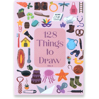 Factor Notes Drawing Book: 128 Things To Draw | Suitable For All Ages | A6 Size | 128 Prompts (Volume Iv)