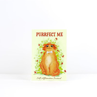 Factor Notes Self Affirmation Journal: Self Belief Journal| 35 Affirmative Prompts| Cute Cat Illustrations (Purrfect Me), 80 Pages