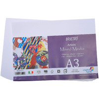 Brustro Artists Mixed Media Paper 250 Gsm Size - A3, 18 Sheets