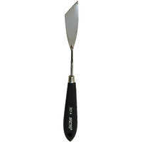 Brustro Artists Palette Painting Knife No. 3014 | Wooden Handle, Stainless Steel Blade | Ideal For Gesso, Acrylic Paint, Modeling Paste, Mixing, Spreading, Scumbling.