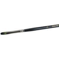 Brustro Artists Greengold Acrylic Brush Filbert Series 1800 - Size - 6 | Ideal For Oil, Acrylic Painting On Paper, Canvas, Fine Art Students And Professional.