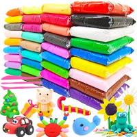 Eclet (Pack Of 1Air Dry Clay, Colorful Children Soft Clay, Creative Art Crafts, Gifts For Kids-Multi Color. Non-Toxic Modeling Magic Fluffy Foam Bouncing Clay Putty Kit For Kids With Tools .24