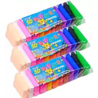 Eclet (Pack Of 1Air Dry Clay, Colorful Children Soft Clay, Creative Art Crafts, Gifts For Kids-Multi Color. Non-Toxic Modeling Magic Fluffy Foam Bouncing Clay Putty Kit For Kids With Tools .92