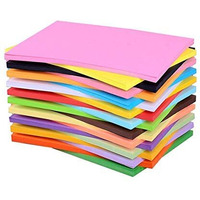 Eclet 40 Pcs Color A4 Medium Size Sheets (10 Colour X 4 Sheet) Art And Craft Paper Double Sided Colored Origami Folding Diy Craft Smooth Finish Home, School, Office Stationery (10 Sheets Each Color)
