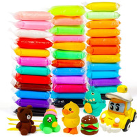 Eclet (Pack Of 1Air Dry Clay, Colorful Children Soft Clay, Creative Art Crafts, Gifts For Kids-Multi Color. Non-Toxic Modeling Magic Fluffy Foam Bouncing Clay Putty Kit For Kids With Tools .48