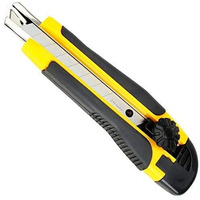 Eclet Heavy Duty 18 Mm Cutter Knife Utility Knife Box Cutters, Utility Knife Retractable, Compact, Extended Use For Heavy Duty Office, Home, Craft Arts (Color As Per Availability) C