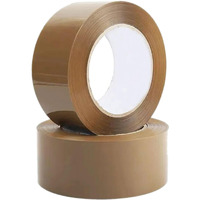 Eclet Adhesive Carton Packing High Strength Tape (Brown, 2Inch/48Mm X 65M) - Pack Of 2