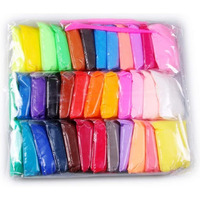 Eclet (Pack Of 1Air Dry Clay, Colorful Children Soft Clay, Creative Art Crafts, Gifts For Kids-Multi Color. Non-Toxic Modeling Magic Fluffy Foam Bouncing Clay Putty Kit For Kids With Tools .26