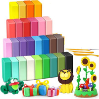 Eclet (Pack Of 1Air Dry Clay, Colorful Children Soft Clay, Creative Art Crafts, Gifts For Kids-Multi Color. Non-Toxic Modeling Magic Fluffy Foam Bouncing Clay Putty Kit For Kids With Tools .144