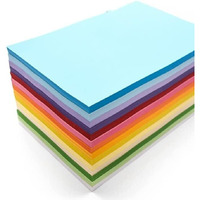 Eclet 40 Pcs Color A4 Medium Size Sheets (10 Sheets Each Color) Art And Craft Paper Double Sided Colored Set 134