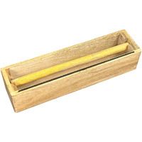 Ofixo Wooden Dispenser & Cutter For Multipurpose Aluminium Foil, Food Wrapping Paper, Butter Paper Cutter Kitchen Drawer, Bamboo Roll Organizer Holder