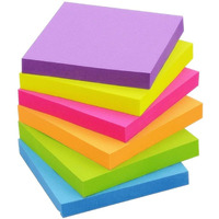 Ofixo Super Sticky Note 3 X 3-Inches,Pack Of 5 Pads, Multi Color (400 Pcs)