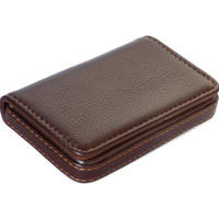 Ofixo Brown Business Luxury Pu Leather Wallet Credit Cards Id Case/Holder For Men And Women