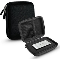 Ofixo Ssd Case Cover Compatible For Kingston Xs1000 | Xs2000 | Xs1000R Ssd 1Tb,2Tb,4Tb,500 Gb High Performance Portable,Travel Case Protective Cover Storage Bag, Black