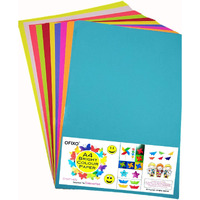 Ofixo 50 Pcs Color Sheets Copy Printing Papers/Art And Craft Paper A4 Sheets Double Sided Colored Origami Folding Paper (80 Gsm)