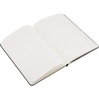 Accuprints Hard Bound Diary Or 5.8 * 8.3 Inches Notebook Diary With Elastic Lock Pu Leather Pages 200 For Office (Black)