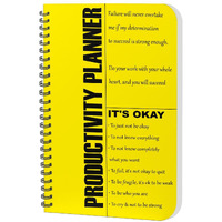 Accuprints Daily Planner Undated, Schedule Your Day, Manage To-Do List, Goals Tracker, Wellness Tracker - 3 Month Planners (Productivity Daily Planner)