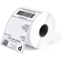 True-Ally 100Mm X 150Mm Direct Thermal Shipping Labels, 4"X 6" Sticker Rolls, 400 Labels Per Roll, Strong Adhesive, Barcode Compatible For E-Commerce Couriers - Pack Of 1 (400 Labels)