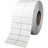 True-Ally 50X25 Direct Thermal Barcode Label Sticker - 2 X 1 Inch - 50Mm X 25Mm - 2 Ups - 2000 Labels Per Roll - White Self Adhesive Sticker For Printing Barcoding (1 Roll Per Pack (2000 Labels))