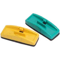 True-Ally Magnetic Duster Or Eraser For Whiteboard With Two Marker Holder - Assorted Colours (Magnetic (Pack Of 2))