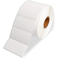 True-Ally 50X25 Non Tearable Waterproof - Polyester Glossy Premium - 2 X 1 Inches - 50Mm X 25Mm - 1000 /Roll - Peral White Self Adhesive Sticker For Printing Barcoding(Ribbon Required) (1)