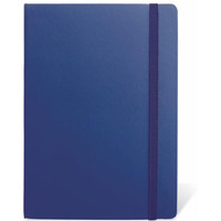 Anupam Fluct A5 Ruled Journal | 160 Pages | 80Gsm | Matte Finish Pvc Cover Notebook | Ph Neutral And Acid Free Paper | Matching Elastic Closure | Ruled Sheets Good For Journaling, Offices (Blue)