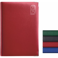 Anupam Fash 2026 Diary With Dates, 2026 Daily Planner Month Cut Index Full Page For Monday-Friday And Saturday-Sunday In One Page With Monthly Calendar, 80Gsm A5 365 Days Diary (Maroon)