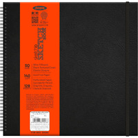 Anupam Sketcho Sketchbook - Hard Bound - Wireo Book - 140 Gsm - 128 Cartridge Paper - Square