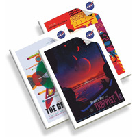 Anupam Nasa Single Line Notebooks | 172 Ruled Pages | Soft Brown Cover | 60Gsm A4 Size | For School College Home Use (Pack Of 3)