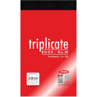 Anupam 11X19 Cm Size Triplicate Book With Carbon & Index Ruled Sheets Pad For Replicate, Record, Organize And Work Order Receipt Book (Size : 00, Pack Of 1)