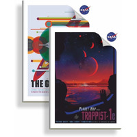 Anupam Nasa Unruled Notebooks | 264 Plain Pages | Soft Brown Cover | 60Gsm A4 Size | For School College Home Use (Pack Of 2)