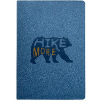 Anupam Natal A5 Ruled Journal Notebook 192 Pages 80Gsm Lined Notebook 100% Recycled Paper Cover With Gold Foiling Designer Titles Journal For Notes Taking & Writing In School And Office (Blue)