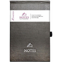 Anupam Note Pad - A6- Hardbound -160 Pages - 80Gsm Natural Shade Paper - Pocket Friendly Notebook With Bookmark And Elastic Pen Loop (Pack Of 1)