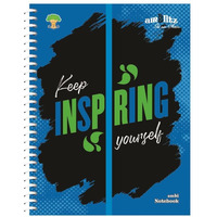 Amblitz Spiral Notebook | 18 X 24 Cm | B5 Size | School/College Students's Choice For Note Making | 70 Gsm Thick White Paper | Diary Size | Personal & Office Use | (300 Pages, Ruled Notebook)