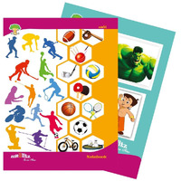 Amblitz Copy - Soft Cover Notebook - 18 * 24 Cm - 120 Page - Combo-Single Line, English, Maths - Pack Of 6